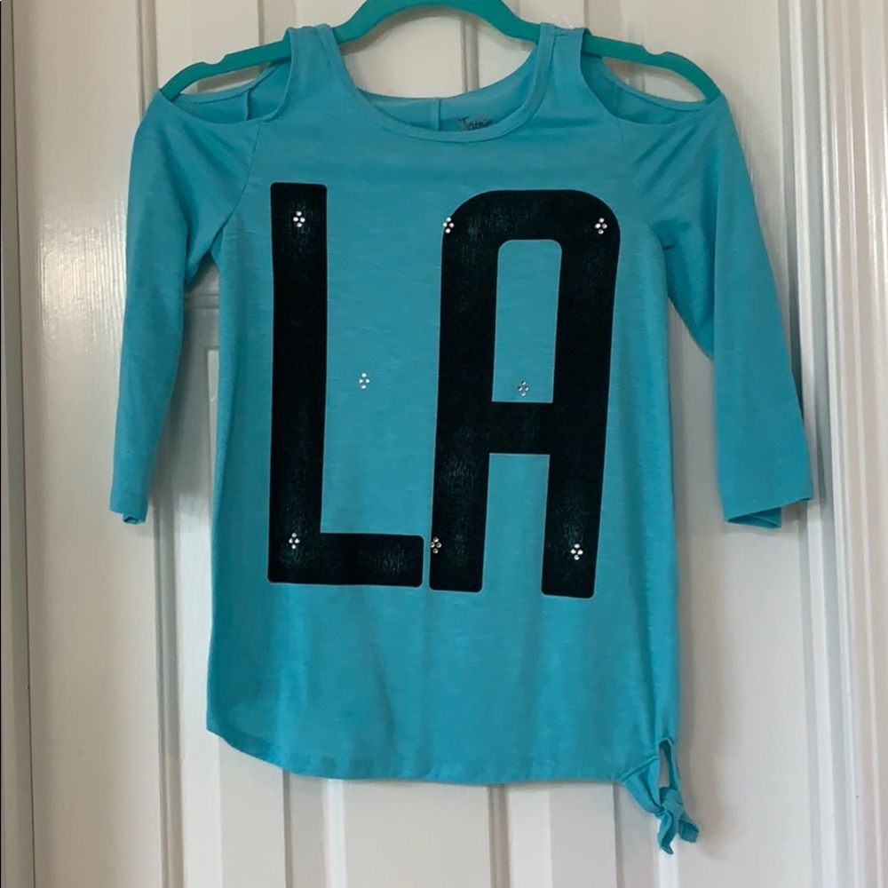 Justice LA Cold Shoulder Top